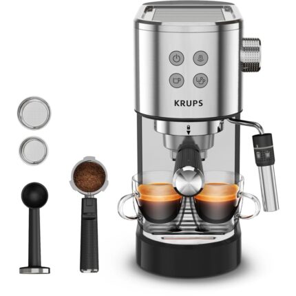 Cafetera Espresso Krups Virtuoso+ XP444C 1400W 15 Bares